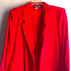 Red blazer